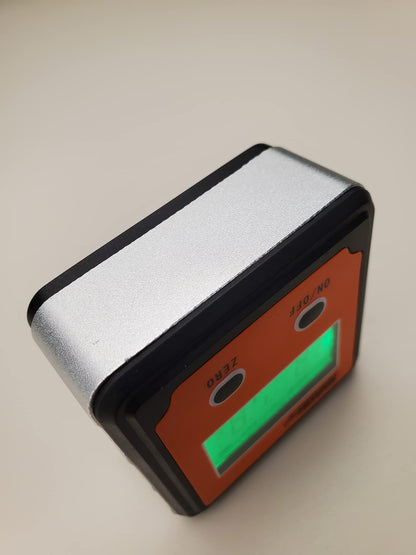 Johnson Level & Tool 1886-0000 Magnetic Digital Angle Locator w/ 2 Buttons, Orange, 1 Locator