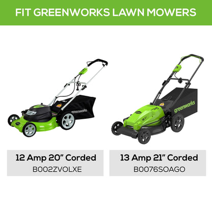 Greenworks Replacement Lawn Mower Blade (20" Mowers : 25022, 25222),Black