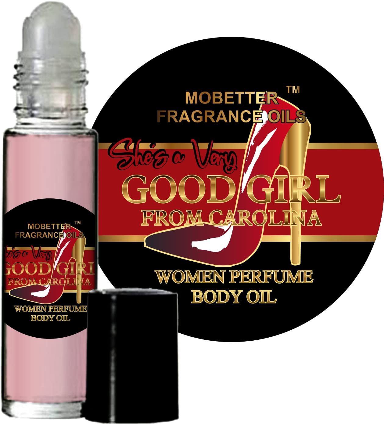 MOBETTER FRAGRANCE OILS She's a Very Good Girl from Carolina Women Perfume Body Oil (0.33 Fluid oz, She's a Very Good Girl from Carolina)