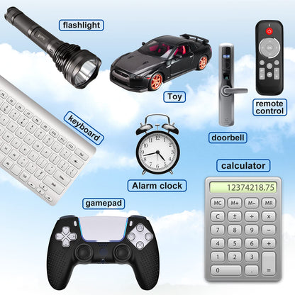 PKCELL AA AAA Batteries Combo Pack 24 Count - 12 Double AA Batteries and 12 Triple AAA Batteries, 1.5V High-Performance Alkaline Batteries Value Pack, 10-Year Shelf Life