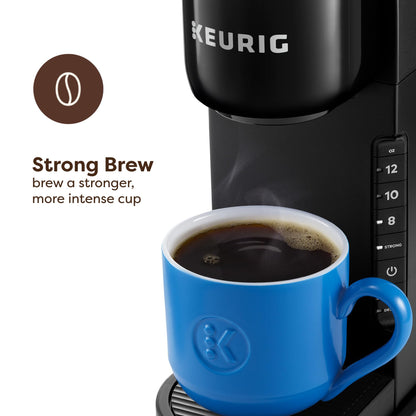 Keurig K-Express Single Serve K-Cup Pod Coffee Maker, 3 Brew Sizes, Strong Button Feature, 42oz Removable Reservoir, Black
