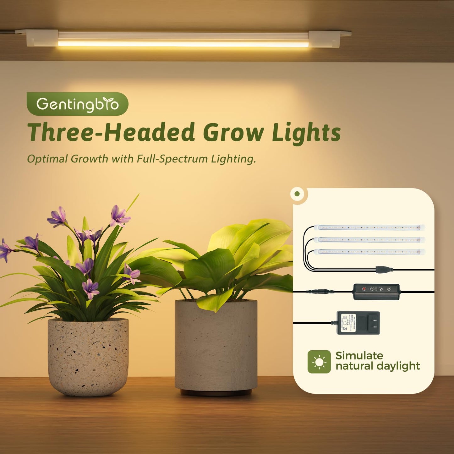 GENTINGBRO Plant Stand Indoor with Grow Lights for Indoor Plants 62.2'' Tall Plant Shelf 12 Tiers Sturdy Plant Rack for Plants Dispaly for Living Room Garden Patio Decor