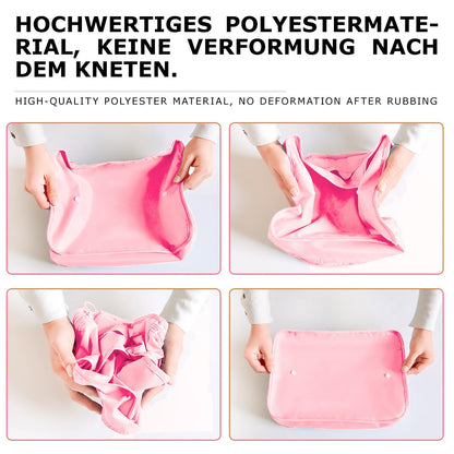 8 Set Packing Cubes for Suitcases Travel Luggage Packing Organizers,Travel Essentials Luggage Organizer Accessories for Shoe Bag Tioletry Bag Laundry Bag (Pink)