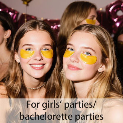 30 Pairs Lip Masks & Eye Mask, 24K Gold Crystal Gel Collagen Eye Patches for Puffy Eyes, Moisturizing Lip Mask Crystal Lip Pads, Under Eye Patches for Dark Circles, Anti Wrinkle Patches for Lip