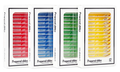 48 Prepared Microscope Slides Set of Animals Insects Plants Flowers, Biological Learning Resource Specimens for Kids Beginner Classroom Basic Science Education