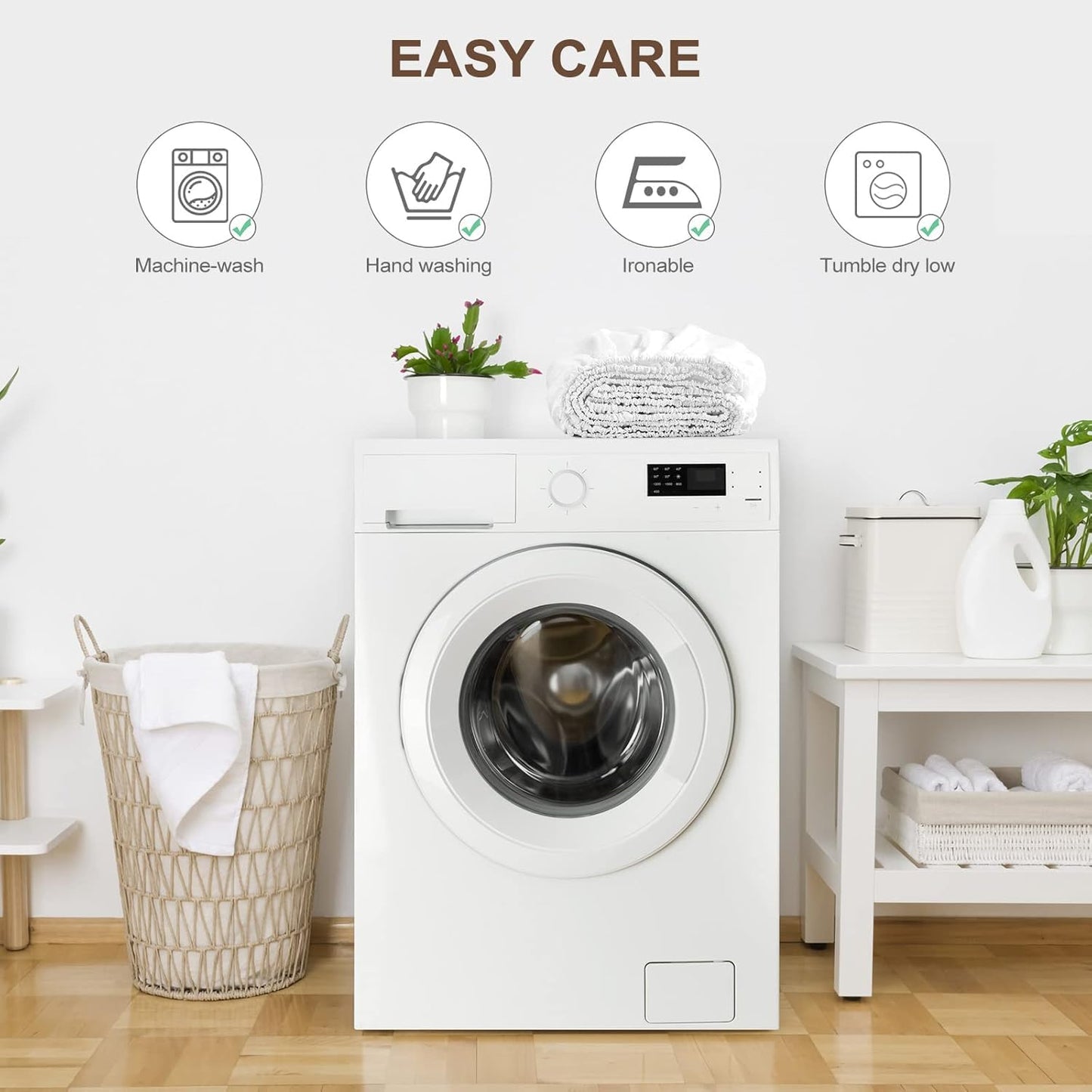 Hotella 100% Microfiber 60"x80" Queen Size Fitted Sheet Only, Hotel Quality Deep Pocket Bottom Sheet, Up to 14 inch Bedding Matress Protector, Machine Washable and Non-Fade, Stay in Place,Light Gray