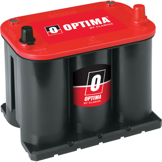 OPTIMA Batteries High Performance 35 RedTop Sealed AGM Car, Truck and SUV Starting Battery, 720 CCA, SAE Terminal, Maintenance Free, Versitile Mounting