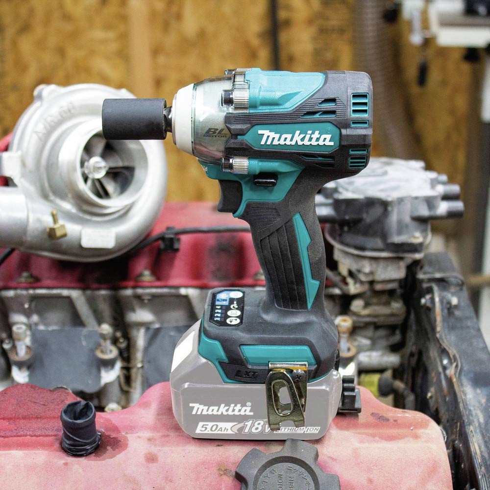 Makita XWT15Z 18V LXT® Lithium-Ion Brushless Cordless 4-Speed 1/2" Sq. Drive Impact Wrench w/Detent Anvil, Tool Only