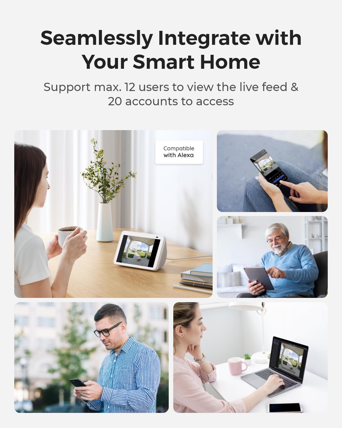 REOLINK Wireless 2K Battery Video Doorbell Camera, 150°x150° Head-to-Toe View, 2.4/5 GHz WiFi, Battery or Wired Power Options, Two-Way Talk, Person/Vehicle/Package Detection(Chime not Included)