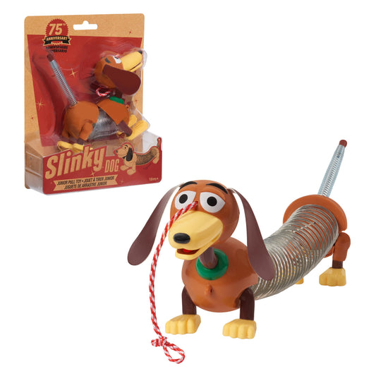 Retro 4.35-inch Slinky Dog Jr, the Original Classic Walking Spring Toy, Vintage, Fidget Toy, Kids Toys for Ages 18 Month by Just Play