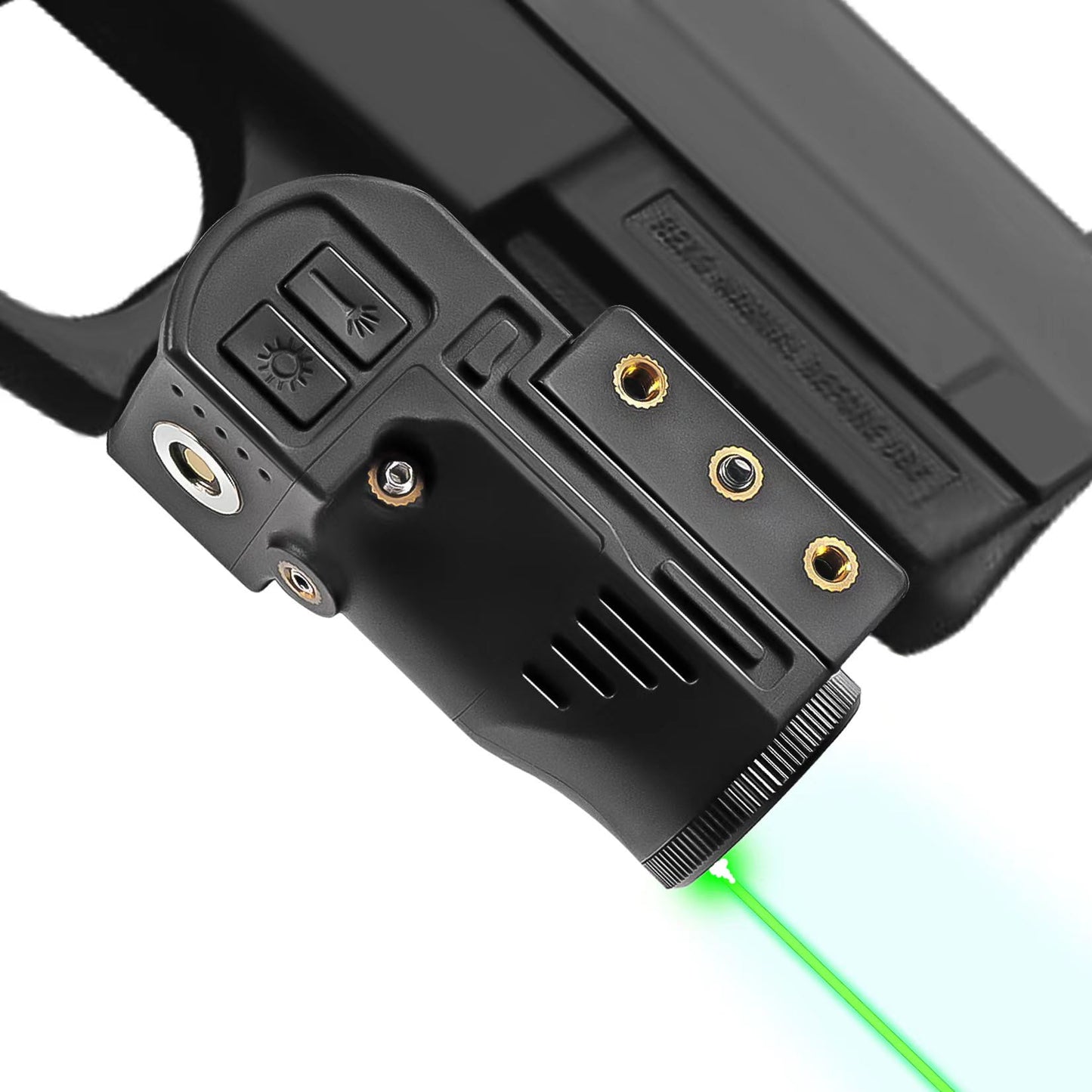 Lasercross CL105 New Magnetic Charging Internal Green Laser Sight & Picatinny Flashlight Laser Combo with Rechargeable Battery Inside,Tactical Gun Light Laser Used for Most of Handguns and Rifles