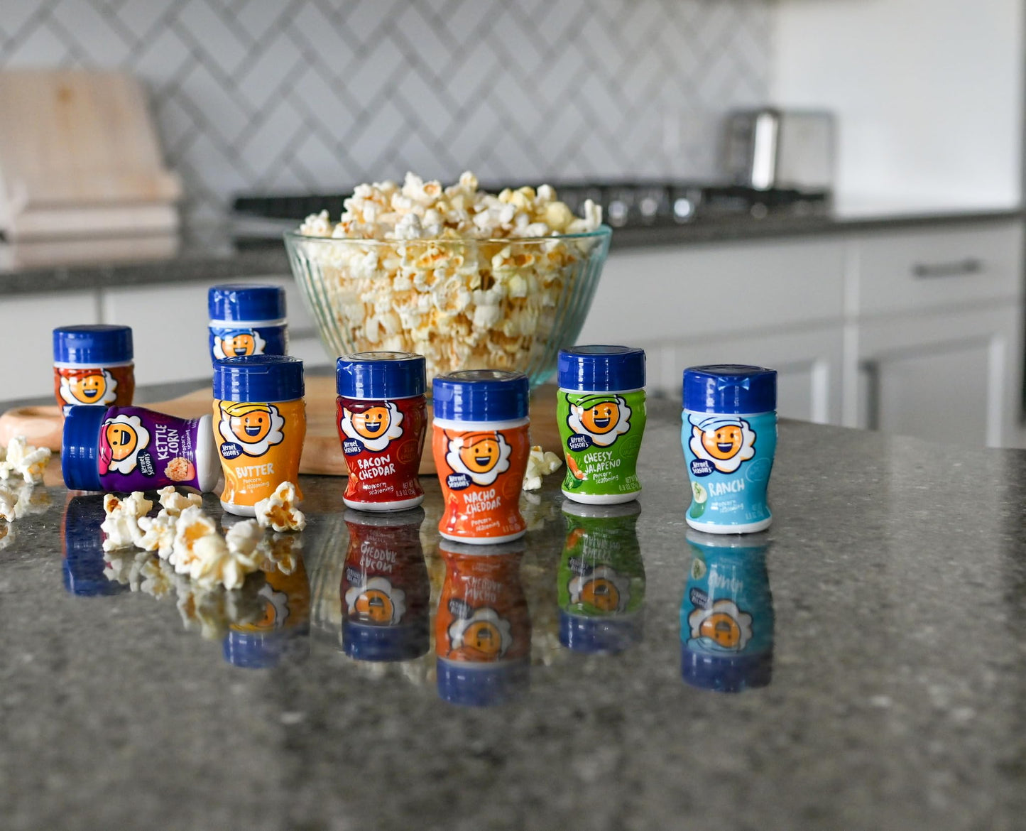 Kernel Season's Popcorn Seasoning Mini Jars Variety Pack, 0.9 Ounce (Pack of 8)