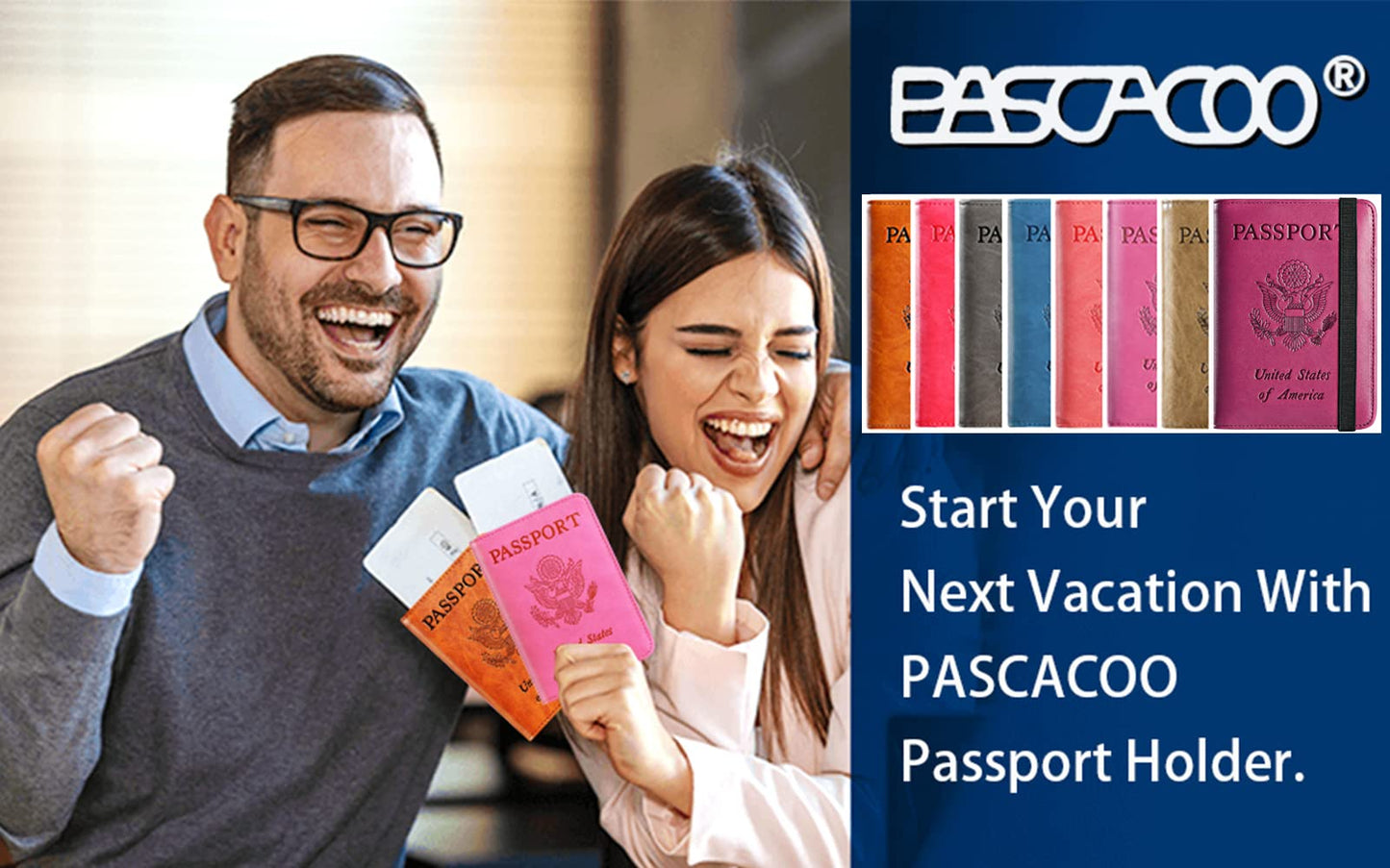 Passport Holder Cover Wallet Travel Essentials RFID Blocking Leather Card Case International Must Haves Travel Accessories for Women Men(101#Purple)