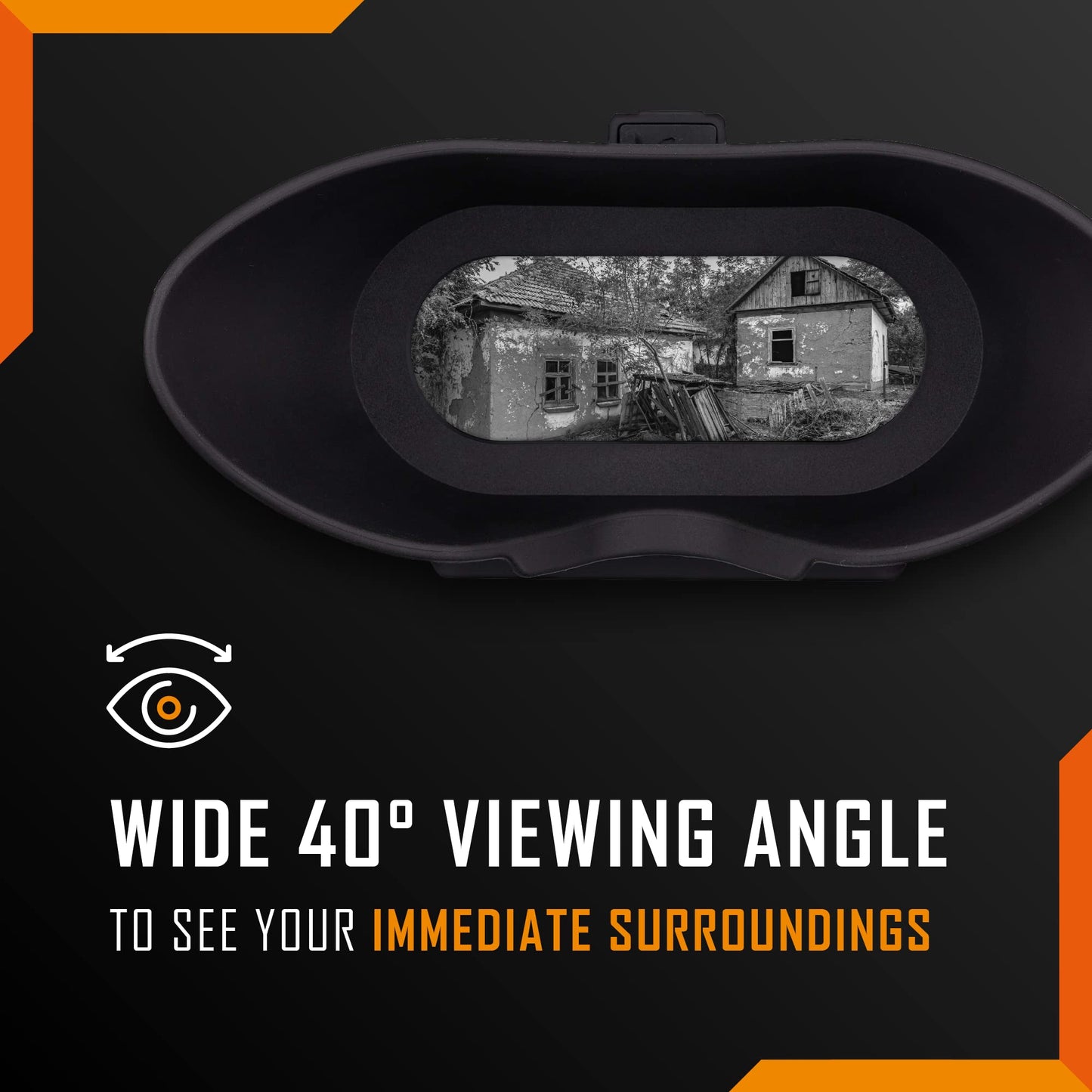 Night Vision Goggles - Nightfox Swift Head Mounted Night Vision Binoculars, Wide Angle 1x Lens NVG, Close Quarters NVG Goggles Tactical Infrared Night Vision Binoculars for Adults