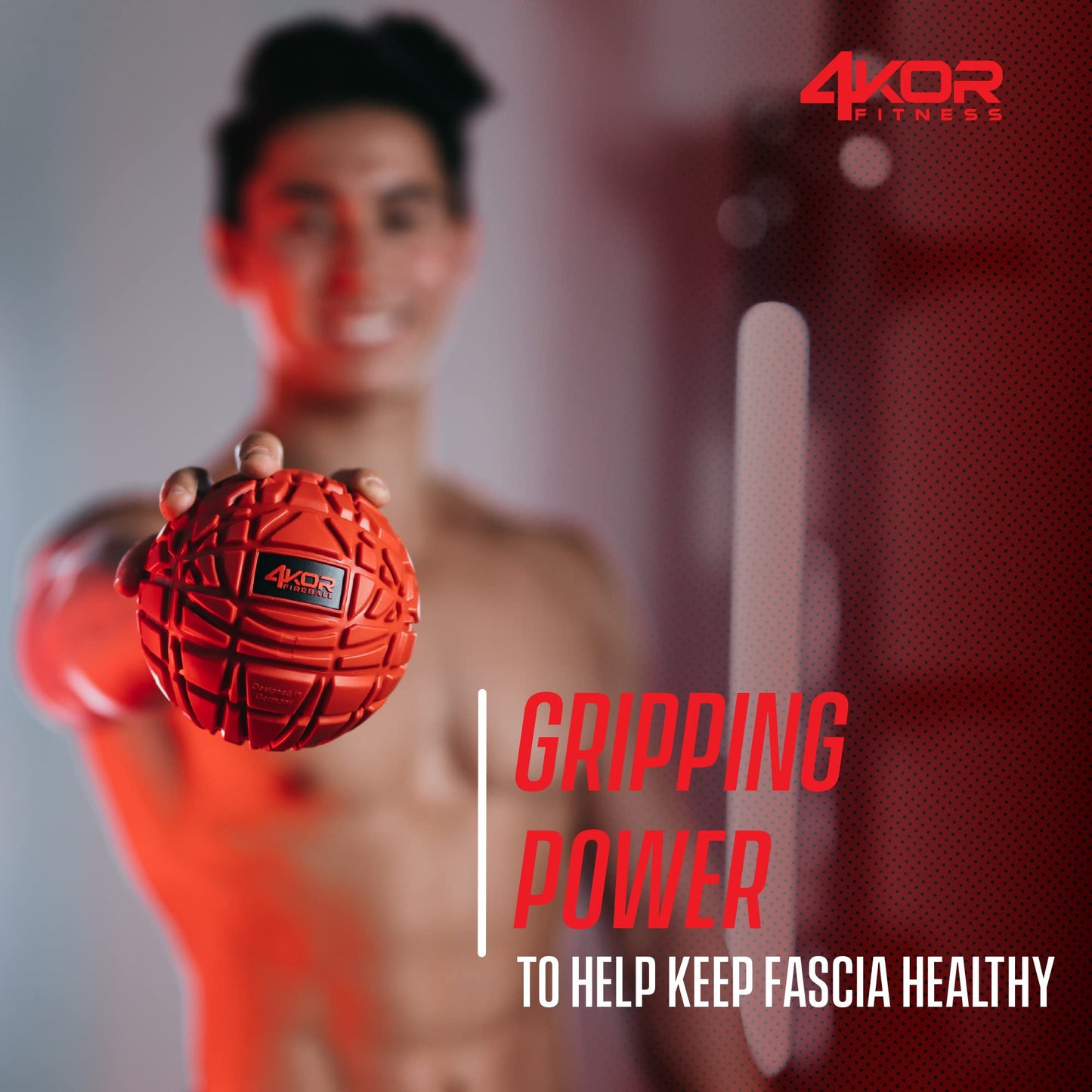 4KOR Massage Balls for Trigger Point Therapy - Myofascial Release Ball - Muscle Relief for Back, Neck, Shoulder, Foot Pain - Fitness Massage Balls for Mobility - Deep Tissue Release Ball