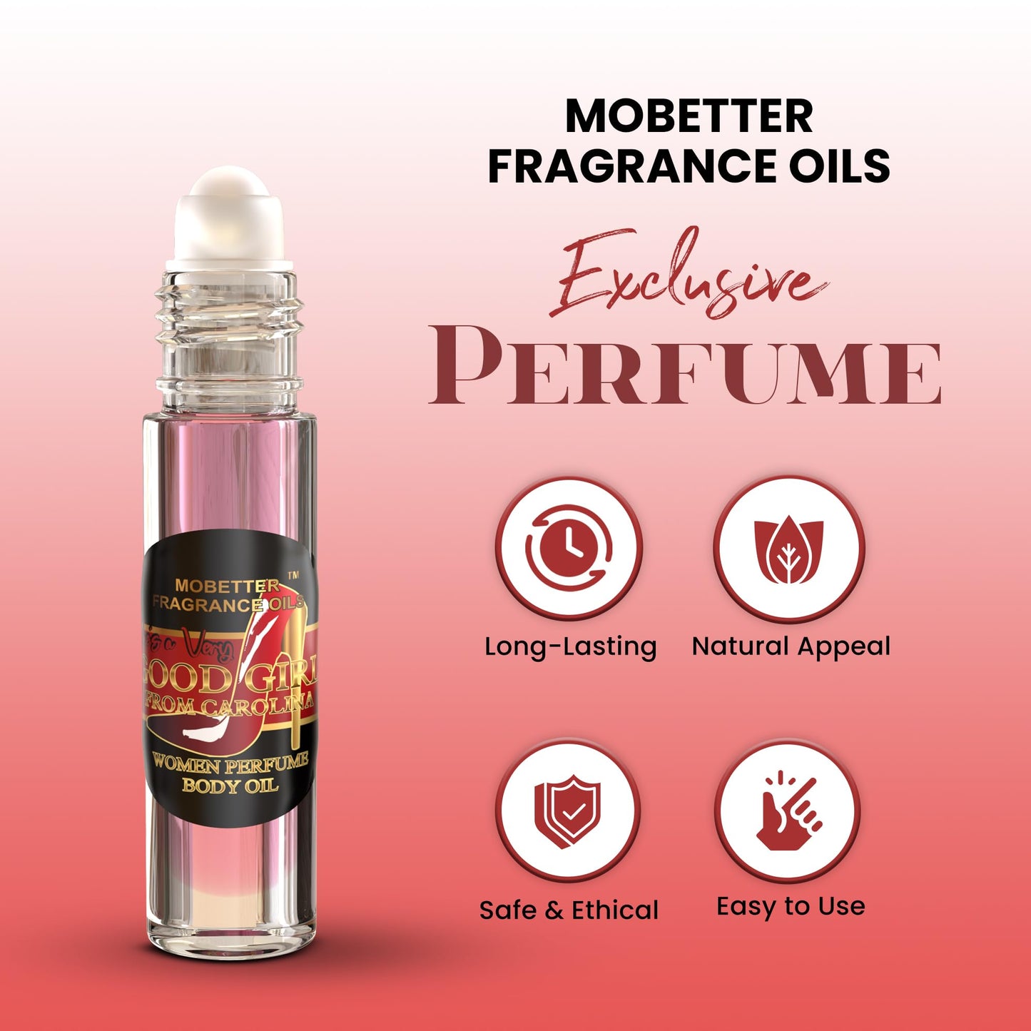 MOBETTER FRAGRANCE OILS She's a Very Good Girl from Carolina Women Perfume Body Oil (0.33 Fluid oz, She's a Very Good Girl from Carolina)