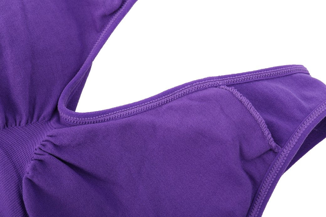 ohlyah Women s Seamless Wire-Free Bra with Removable Pads pack 3 Pack blue Pink Light Purple XXXL 38DD 40D 42C 42D 44B 44C