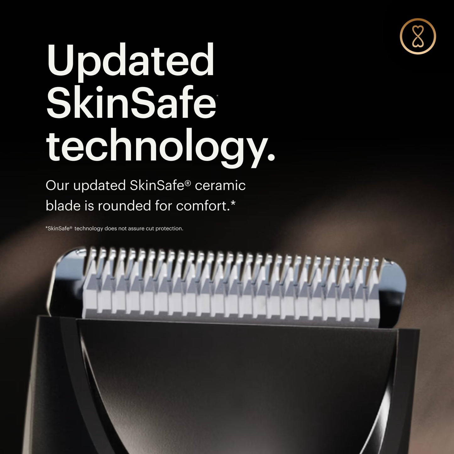 MANSCAPED® The Lawn Mower® 3.0 Plus Groin & Body Hair Trimmer – Updated SkinSafe™ Trimmer Blade, Waterproof Wet/Dry Groomer, USB-C Rechargeable, Men’s Wireless Ball Shaver