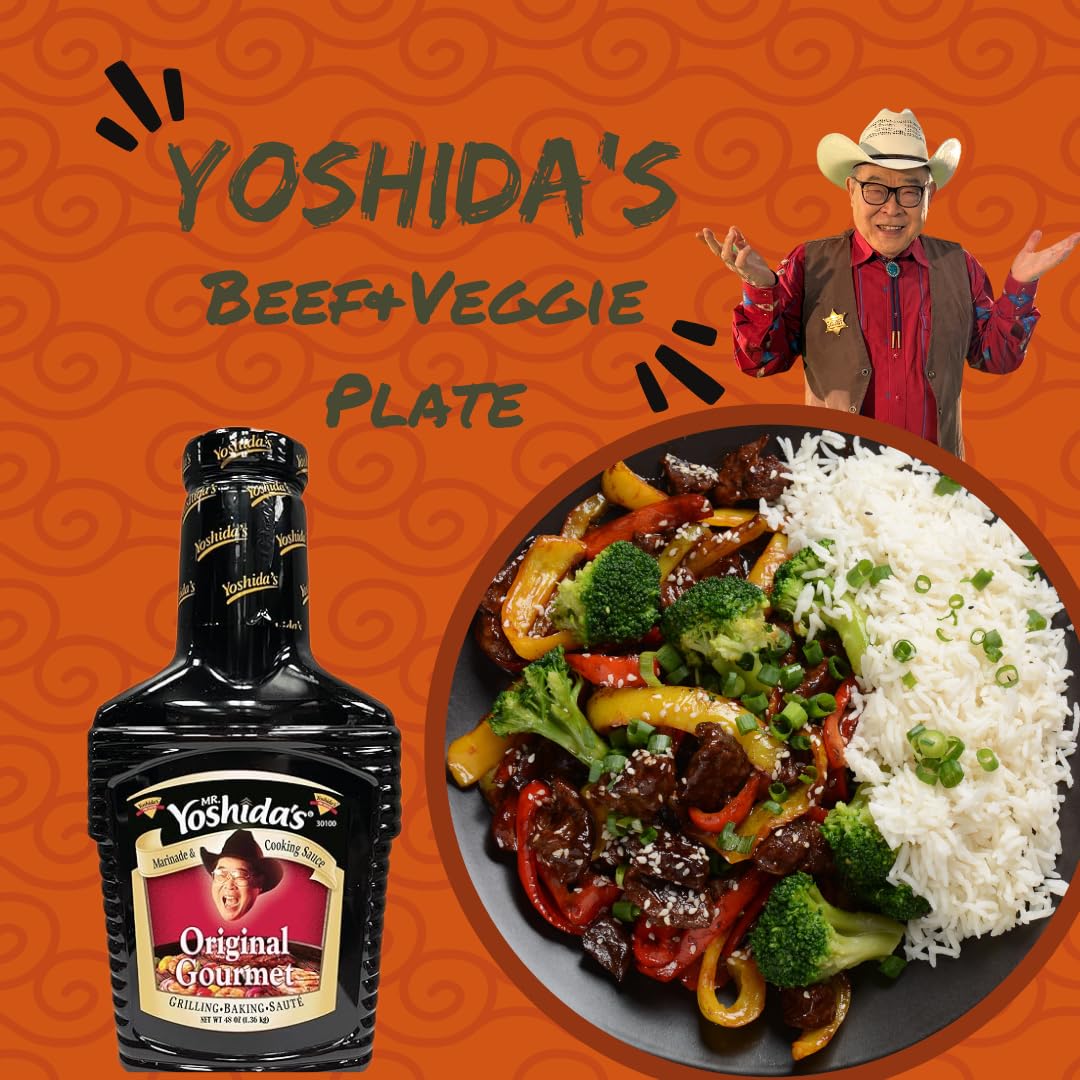 Mr. Yoshida's Original Japanese Barbecue Gourmet Marinade & Cooking Sauce, 2-48 oz Bottles