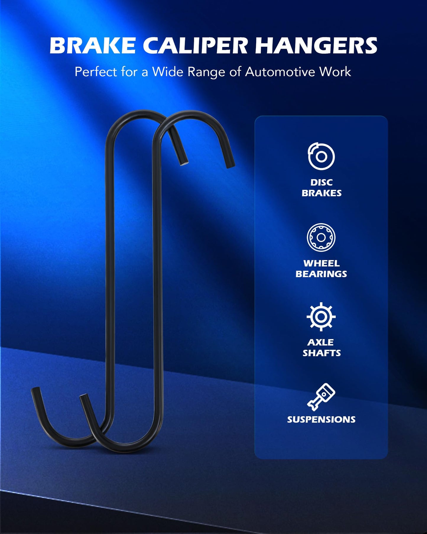 Orion Motor Tech 24pc Brake Caliper Compression Tool Set, Heavy Duty Brake Piston Compressor Tool and Wind Back Tool Kit for Brake Pad Replacement, Universal Disc Brake Caliper Tool Set with Blue Case