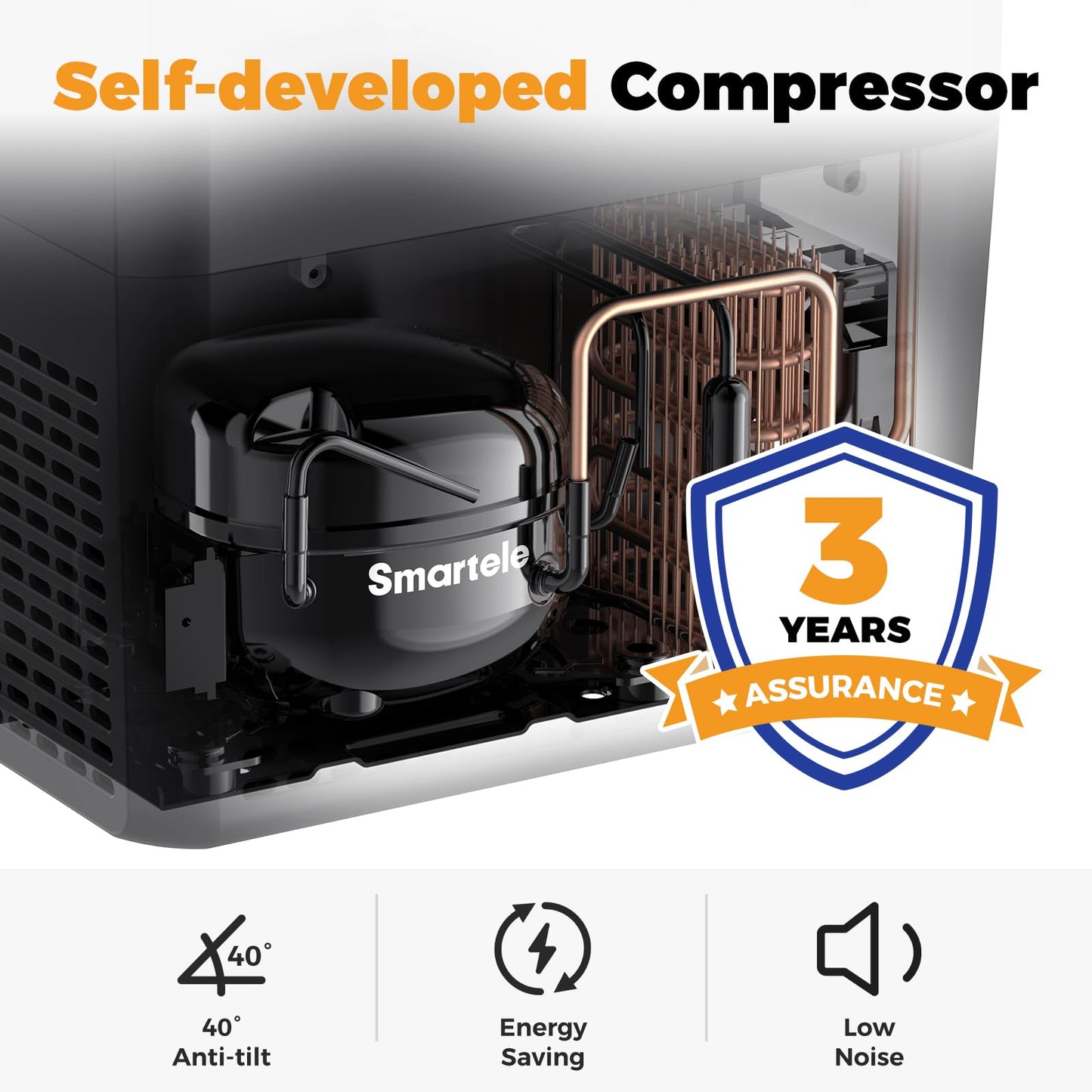 Setpower 12V Refrigerator 21 Quart Portable Freezer 50 Hours Keep Cool,Electric Cooler for Vehicles Car Refrigerator 12V Portable Fridge for Car Camping Truck Van RV SUV Road Trip Travel RF20