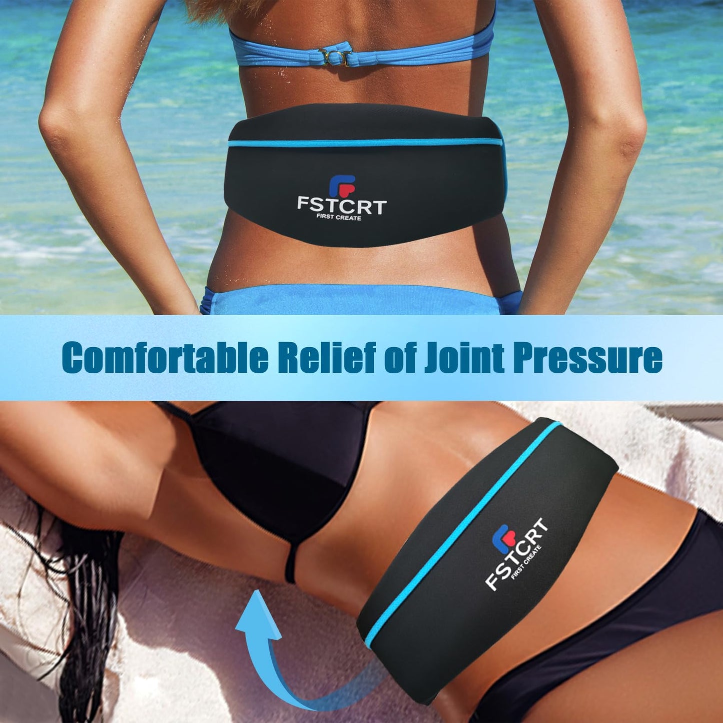Fstcrt Swim Belt, Flotation Belt, Water Aerobics Belt, Swimming Belts for Adults, Pool Exercise Equipment for Adults and Children, Water Aerobic Equipment, Aqua Jogging
