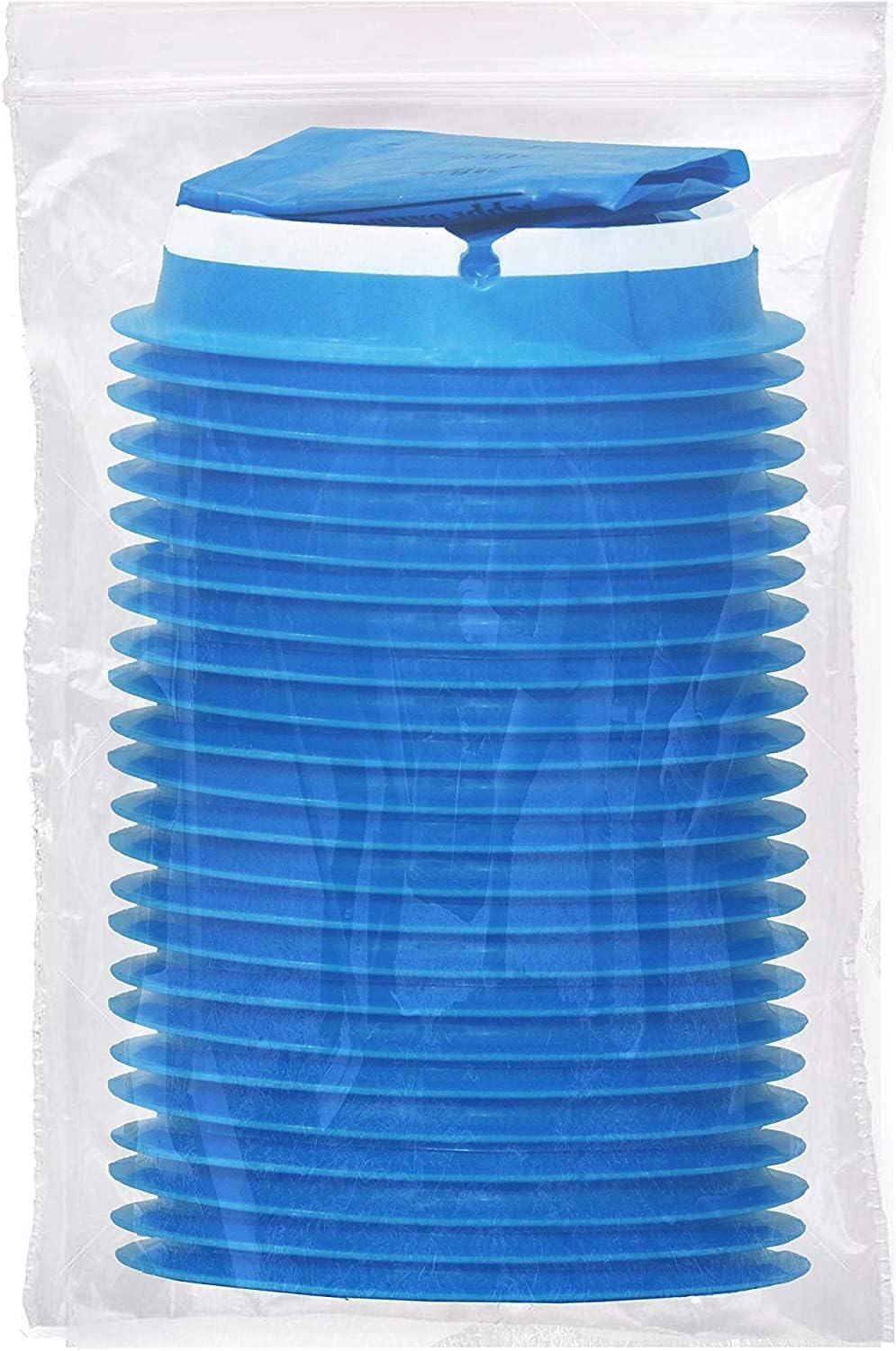 MP MOZZPAK Vomit Bags Disposable – 35 Pack – 1000ml Barf Bags – Leak Resistant, Medical Grade, Portable Emesis Bags, Puke, Throw Up, Nausea Bags for Travel Motion Sickness (Blue)