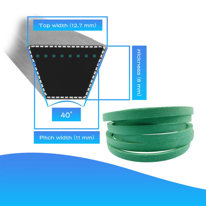 GX20072 42 inch Deck Belt for John Deere D100 D105 D110 D120 D125 D130 L100 L110 E110 E120 E100 LA105 LA110 LA115 S100 GY20570 Lawn Mower