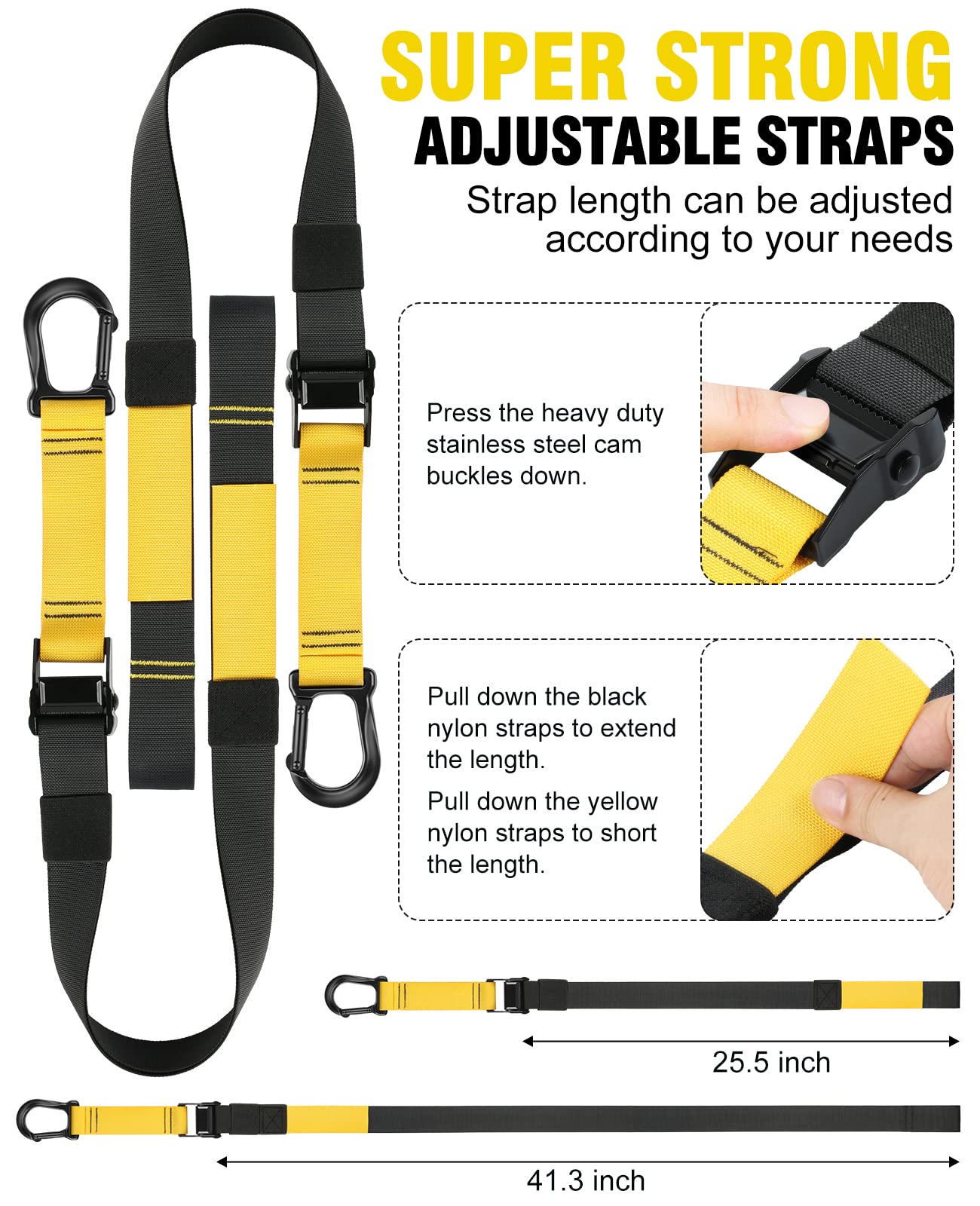 Home Resistance Training Kit, Resistance Trainer Fitness Straps for Full Body Workout, Bodyweight Resistance Bands with Handles, Door Anchor, Heavy Duty Exercise Bands for Home Gym Workout Equipment