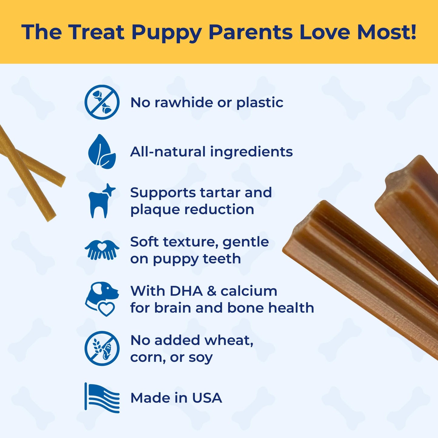 N-Bone Puppy Teething Sticks Peanut Butter Flavor, 3.74-oz Bag