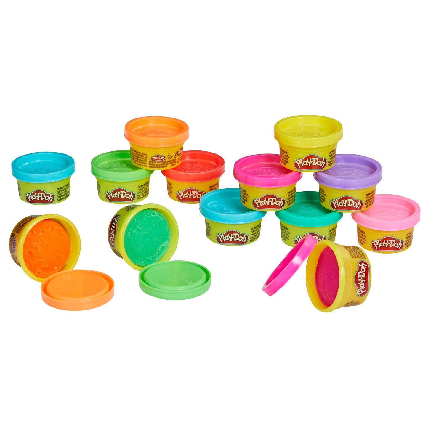 Play Doh Bulk Handout 42-Pack of 1-Ounce Modeling Compound Cans, Back to School Gifts, Prizes, & Party Favors, Kids Arts & Crafts, Preschool Toys, Ages 2+ (Amazon Exclusive)