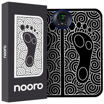 nooro Portable Foot Massager - Soothing Comfort & Revitalization for Tired Feet, 15 Minute Massage with 6 Settings, Pulse Sensation with Deep Tissue Results