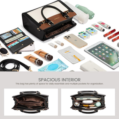 LOVEVOOK Purses for Women, Handbags for Women Tote Shoulder Bag Satchel and PU Leather Top Handle for ladies