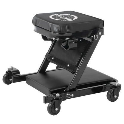 Omega 91452 Black Low Profile Z-Creeper - 450 lbs. Capacity