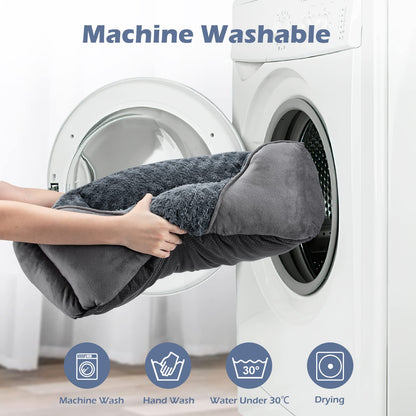 INVENHO Dog Bed for Large Medium Small Dogs, Rectangle Washable Orthopedic Dog Bed, Soft Calming Sleeping Puppy Bed Durable Pet Cuddler with Anti-Slip Bottom S(20"x19"x6")