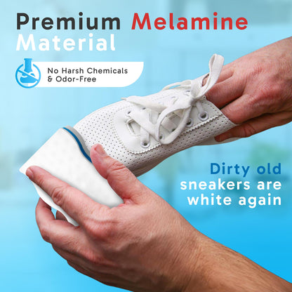 (25 Pack) Extra Durable Eraser Sponge - Extra Thick, Long Lasting, Premium Melamine Sponges in Bulk - Multi-Purpose Power Scrubber - Bathroom, Kitchen, Floor, Bathtub, Toilet, Baseboard, Wall Cleaner