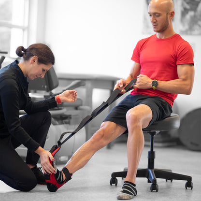 OPTP The Original Stretch-EZ, USA Made Top Choice Plantar Fasciitis Stretcher, Hamstring Stretch Strap and Achilles Tendon Stretcher, Stretching Strap for Physical Therapy
