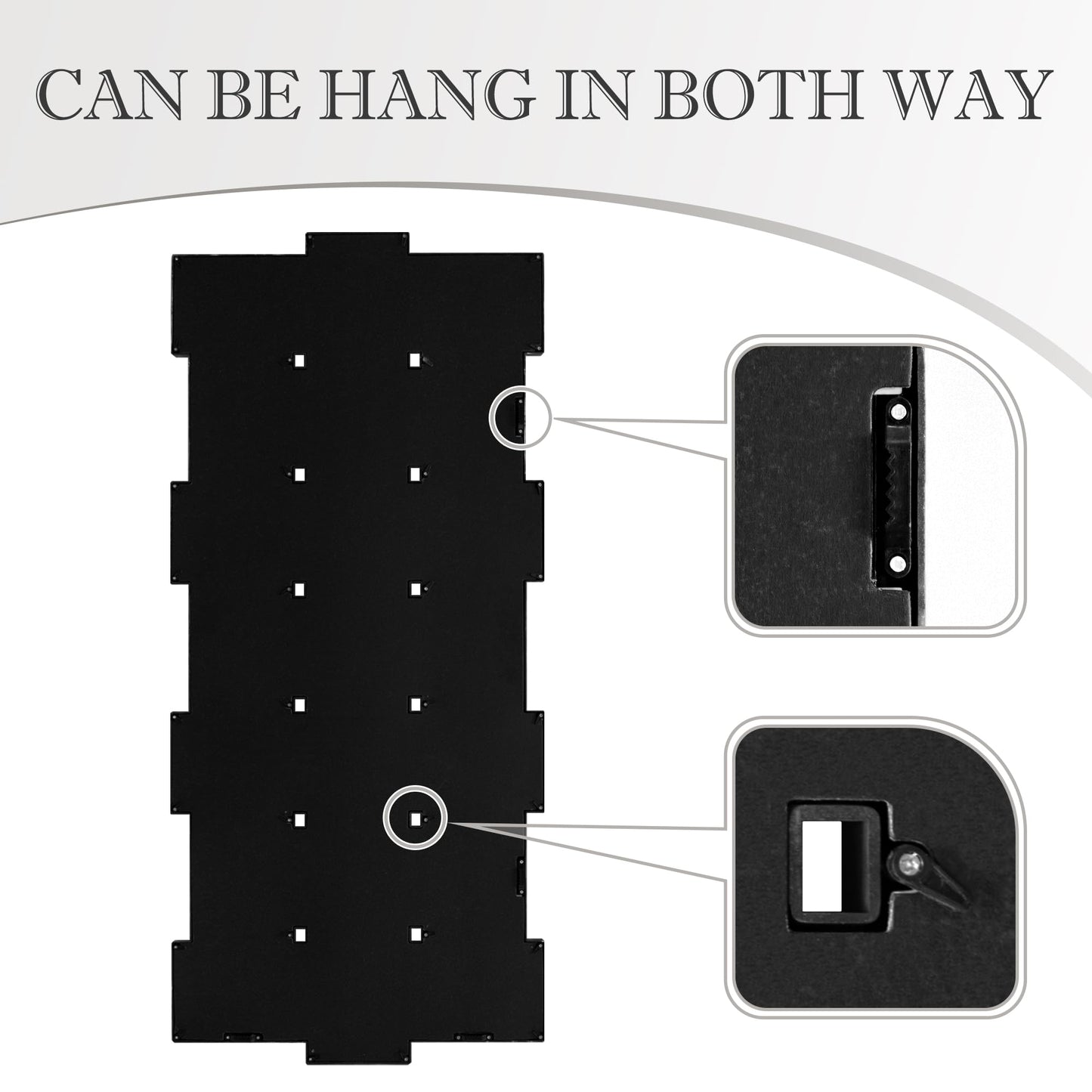 J.M.Deco Collage Picture Frames for Wall Decor, 21-Opening Reunion Family Friends Picture Frame Set, Photo Frames for Living Room Bedroom, Gallery Puzzle Collage Wall Hanging for 4x6, Mother's Day Gift, Ashes