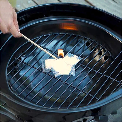 100 Pack Quick Fire Starters，Wax Cups Waterproof, Non Toxic Firelighter Natural Safe Cubes Burns up to 8 Min at Over 750° - 100%, Perfect for Fat Wood Stove Campfire, Start Charcoal Kit (Style1)