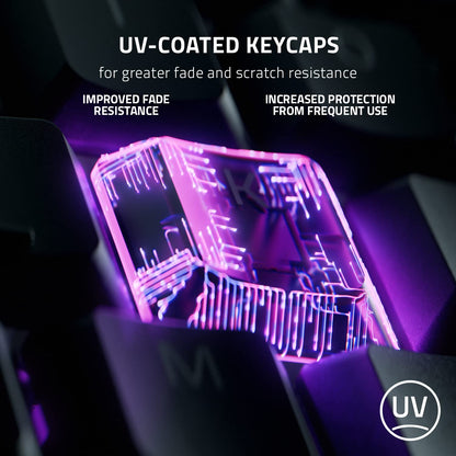 Razer Ornata V3 Gaming Keyboard: Low Profile Keys - Mecha Membrane Switches - UV Coated Keycaps - Backlit Media Keys - 10 Zone RGB Lighting - Spill Resistant - Magnetic Wrist Wrest - Snap Tap