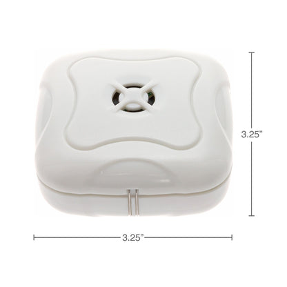 8 Pack Water Leak Detector - 95 dB Flood Detection Alarm Sensor for Bathrooms, Basements, Laundry Rooms, Garages, Attics and Kitchens by Mindful Design (White)