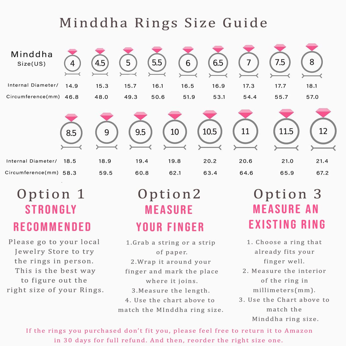 MINDDHA 2-Pack 14K Gold Plated Stacking Rings for Oura Gen 4/Oura Gen 3, Cubic Zirconia Simulated Diamond Oura Ring Stack for Women - 1.5mm Band Size 8