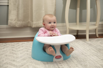 Nuby My Floor Seat Activity Tray - with Easy Release Latch and Easy to Clean - 4+ Months - White
