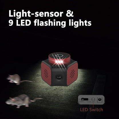 Mice Repellent Plug-ins, Rodent Squirrels Repellent Indoor Ultrasonic Pest Rodent Repeller Mouse Deterrent Rat Control for Home Attic Garage RV