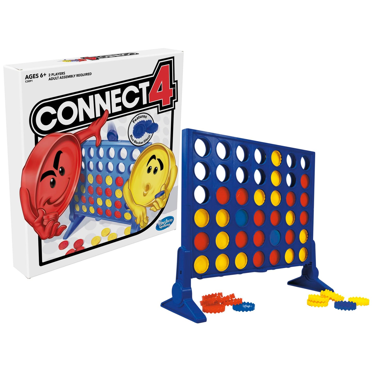 Hasbro Gaming Connect 4 Strategy Board Game for Ages 6 and Up (Amazon Exclusive)
