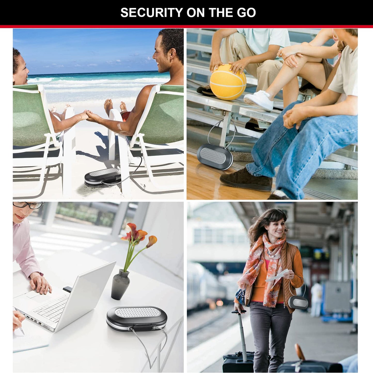 Master Lock Mini Travel Safe with Cable - 5900EURD