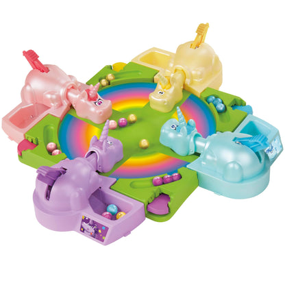 Hasbro Gaming Hungry Hippos Unicorn Edition Pre-School Board Game for Kids Ages 4 and Up; 2-4 Players (Amazon Exclusive)