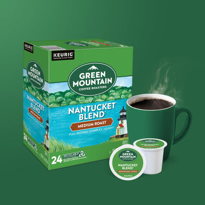 Green Mountain Coffee Roasters Nantucket Blend Keurig Single-Serve K-Cup Pods, Medium Roast Coffee, 96 Count
