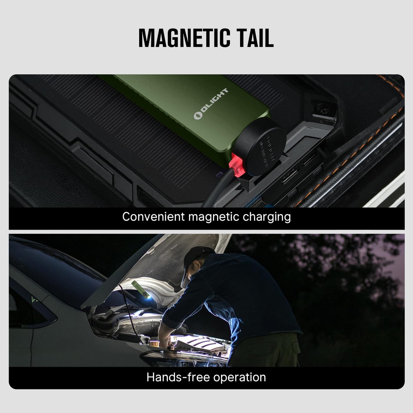 OLIGHT Arkfeld Pro Rechargeable EDC Flat Flashlight with Green Beam, UV and White LED Combo, 1300 Lumens Portable Pocket Lights, Triple Sources for Outdoors Emergency Working (OD-Green CW)