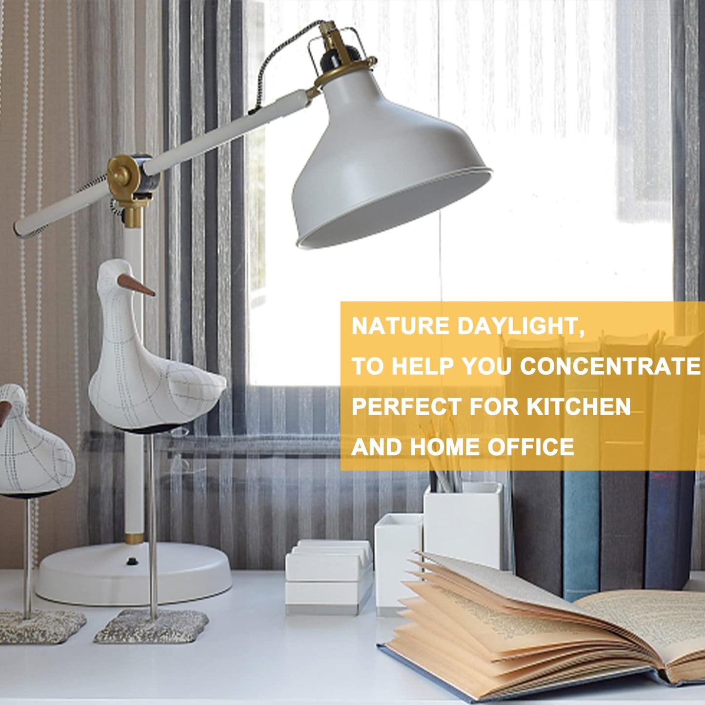 Neporal A19 Rechargeable Light Bulbs, Socket Rechargeable Emergency Light Bulb for Power Failure, 1200mAh Battery Backup Light Bulbs for Home, Hurricane, Led Bulb 60 Watt Equiv. (Daylight-2 PK)